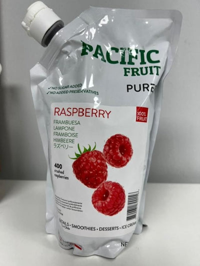 Pacific Fruit Pulpa Raspberry 100% Fruta Net Wt 2.2 Lb / 35.2 Oz