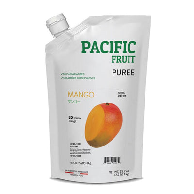 Pacific Fruit Pulpa de Mango100% Fruta Net Wt 2.2 Lb / 35.2 Oz