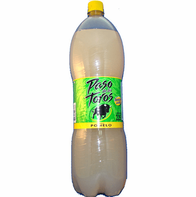 Paso De Los Toros Carbonated Flavored Soft Drink - Grapefruit Net.Wt 50 oz ( 1.5 lt)