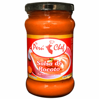 Peru Chef Salsa De Rocoto ( Red Hot Pepper Sauce ) Net. Wt 300 g