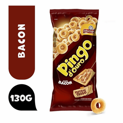 Pingo Douro Bacon Feito De Trigo Net.Wt 130 Gr