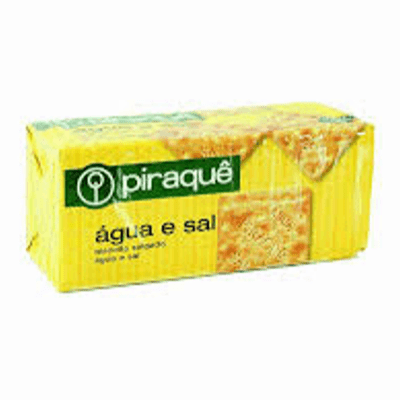 Piraque Agua e Sal Biscoito (Water and Salt Crackers) 200g