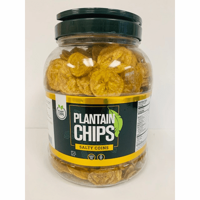 Plantain Chips Salty Coins Net.Wt 21.16 oz