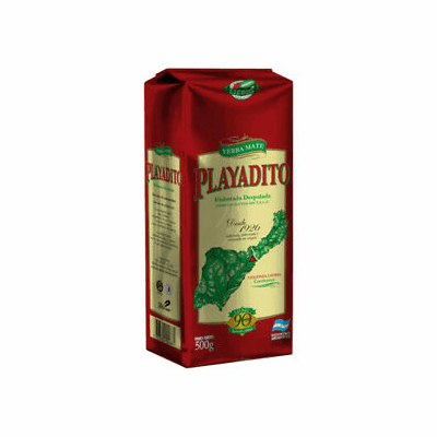 Playadito Yerba Mate Elaborada Despalada Net.Wt 500 gr