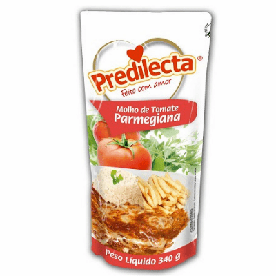 Predilecta Molho Tomate Parmegiana (Tomato Sauce Parmesan Style) Sachet 340g