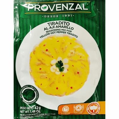 Provenzal Tiradito Al Aji Amarillo (Seasoning Mix For Yellow Hot Pepper) 42g