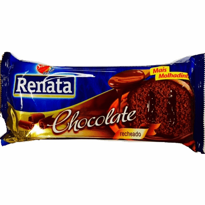 Renata Torta Sabor Chocolate com Relleno Sabor Chocolate (Chocolate Flavor Cake with Chocolate Flavor Filling) 300g