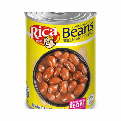 Rica Cargamanto Beans ( Frijoles Antioquenos ) Net.Wt 310 Gr
