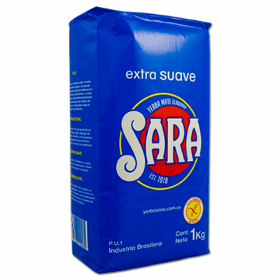 Sara Yerba Mate Suave Extra Suave 1k Sara Sin Palo Yerba Mate