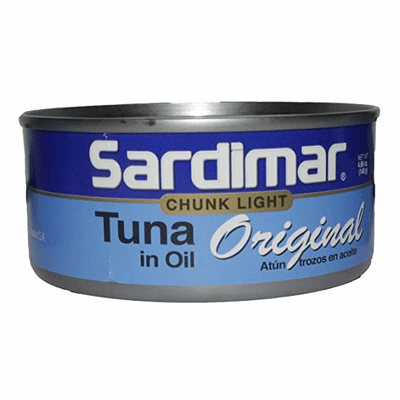 Sardimar Chunk Light Tuna in Vegetable Net Wt 4.98 Oz