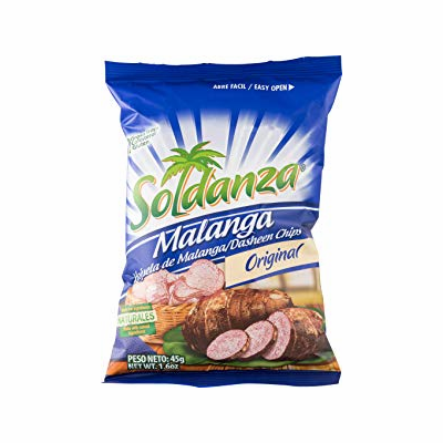 Soldanza Malanga / Dasheen Chips Net. Wt 45 gr