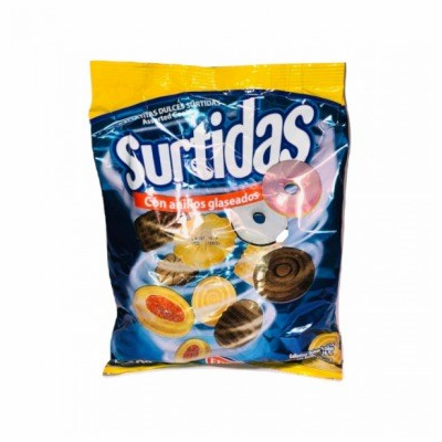 Surtidas Con Anillos Glaseados Galletas Dulces Surtidas ( Assorted Cookies ) Net.Wt 300 Gr