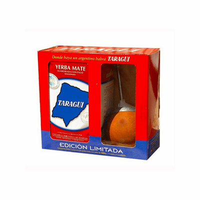 Taragui Edicion Limitada 500 grams Yerba Mate y Bombilla