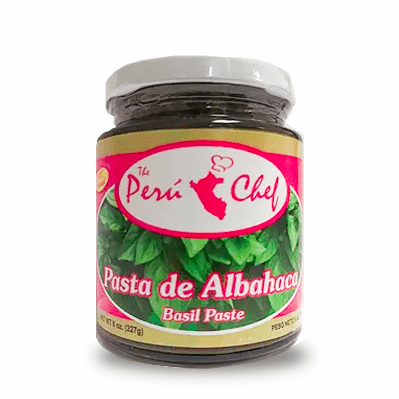 The Peru Chef Pasta de Albahaca (Basil Pasta) Net Wt 8 Oz