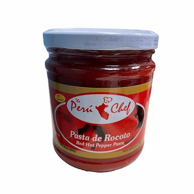 The Peru Chef Pasta de Rocoto Red Hot Pepper Paste Net Wt 16 Oz