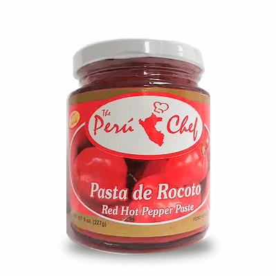 The Peru Chef Pasta de Rocoto Red Hot Pepper Paste Net Wt 8 Oz
