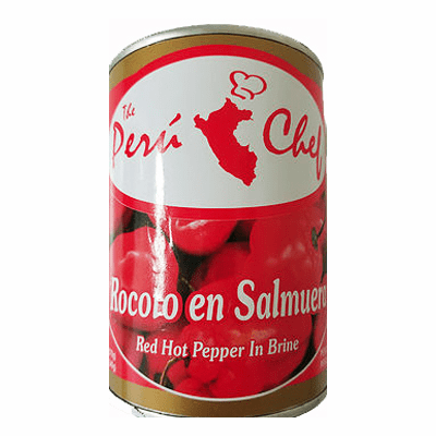 The Peru Chef Rocoto en Salmuera (Red Hot Pepper in Brine) NET WT 20 oz