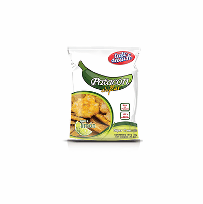 Tostones sabor a limon ( Green Plantain Chips Flavor: Lemon) NET WT 3.53 oz