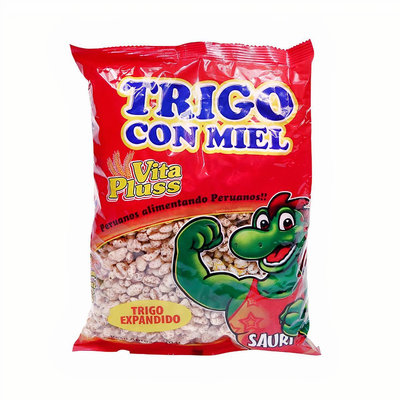 Vita Pluss Trigo con Miel, Popped Wheat with Honey