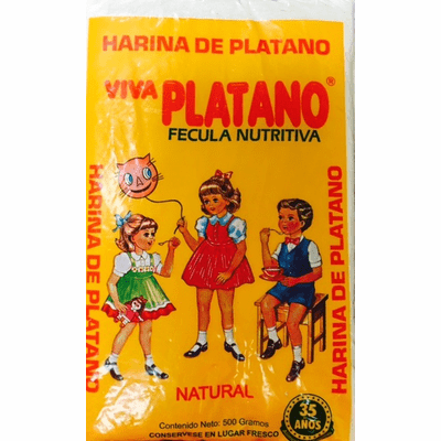 Viva Platano Harina de Platano Fecula Nutritiva 500 grs