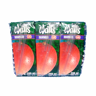 WATTS Nectar Mango 200ml 3-Pack