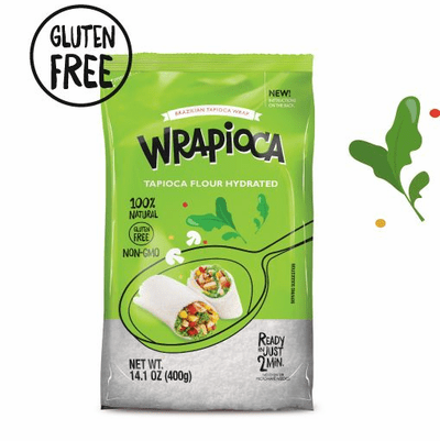 Wrapioca Tapioca flour hydrated Net Wt.14.1 oz