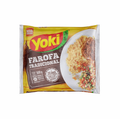 Yoki Farofa Tradicional 500 grs. (Farinha de Mandioca Temperada)